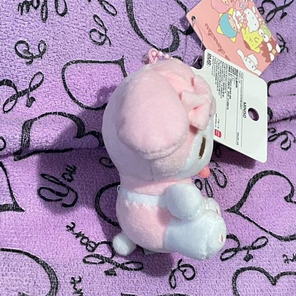 Sanrio x Miniso Baby My Melody Plush Keychain - Picture 4 of 10